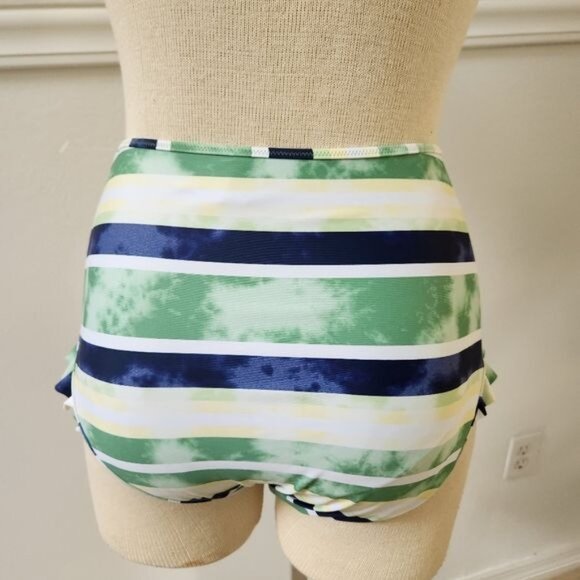 aerie Ruffle High Waisted Bikini Bottoms - Picture 5 of 11